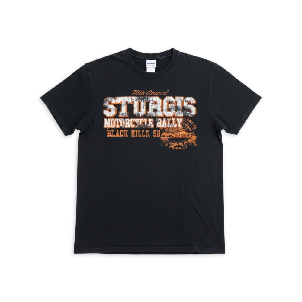 Gildan Sturgis Motorcycle Rally Graphic Tee Men M Biker Americana Motorcycle